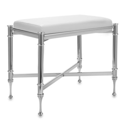 Taymor Chrome Vanity Stool