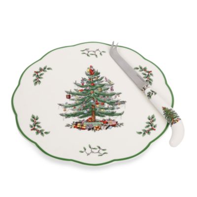 cheese with > Servers Cheese Inch plate Knife Spode®  9 Tree knife Christmas Plate