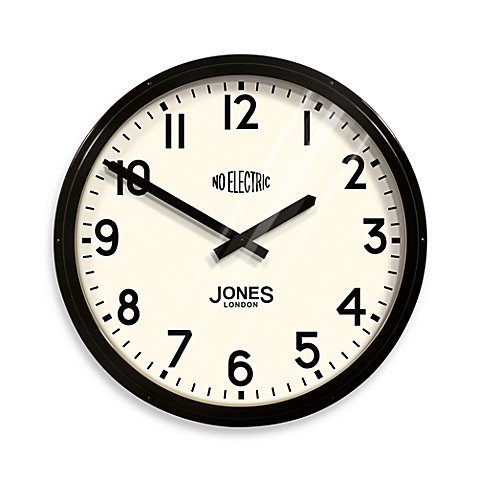 JonesÂ® 23 1/2-Inch Retro Railway Station Clock
