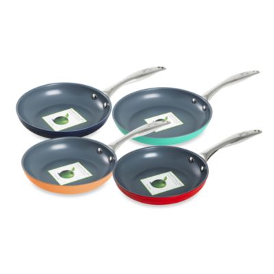 sedona set of 2 aluminum fry pans