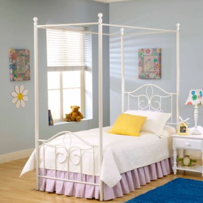 ... Westfield Canopy Metal Full Bed Set with Canopy Kit and Rails