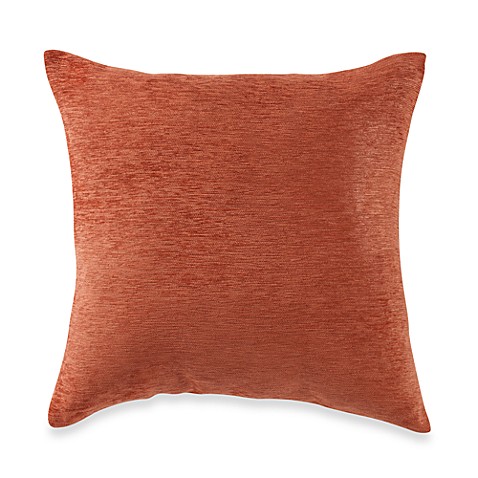 Buy Crown Chenille Throw Pillow in Rust (Set of 2) from Bed Bath & Beyond