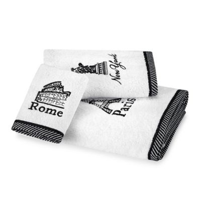 Passport Bath Towel in 50-Inch x 25-Inch