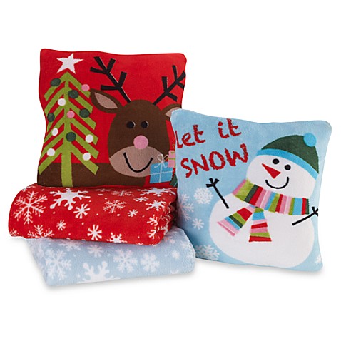 Holiday Pillow/Throw Combo Sets - Bed Bath & Beyond
