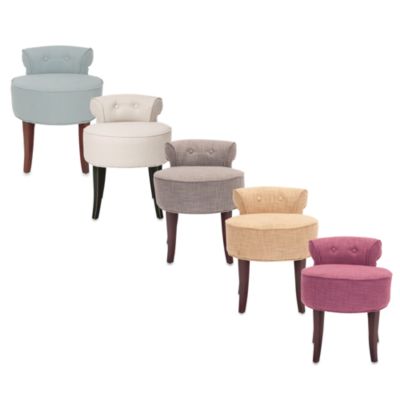 Safavieh Georgia Vanity Stool  www.BedBathandBeyond.com