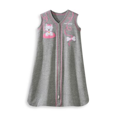 HALO® SleepSack® Cotton Wearable Blanket Gray Girl Dog