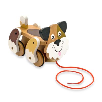 melissa & doug playful puppy pull toy