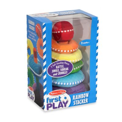 melissa and doug soft rainbow stacker