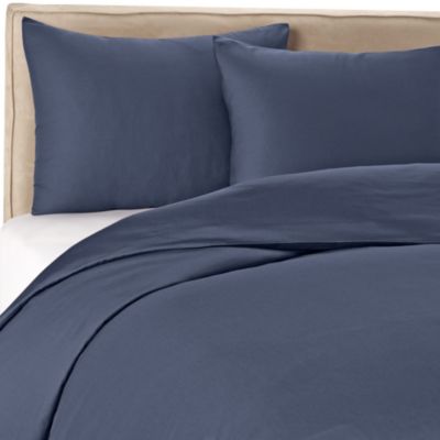 wamsutta 400 duvet cover set in blue jean this luxurious duvet cover ...