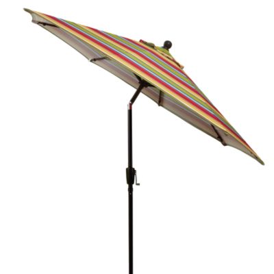 Foot Offset Umbrella in Sarasota Stripe