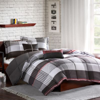 ... SoftÂ® Blake 4-Piece Reversible Twin/Twin XL Comforter Set in Multi