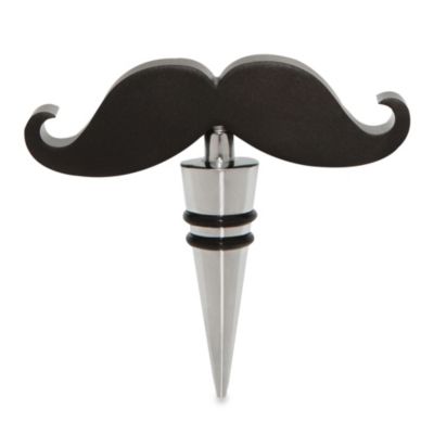 Mustache Bottle Stopper