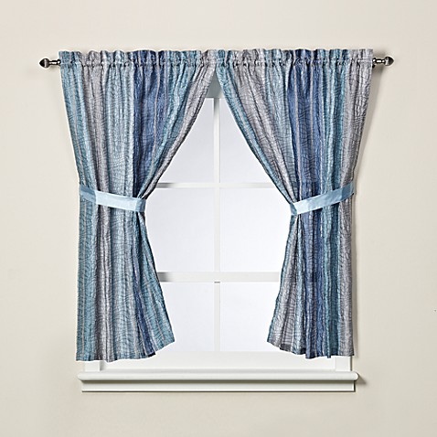 Buy Sierra Blue Window Curtain from Bed Bath amp; Beyond
