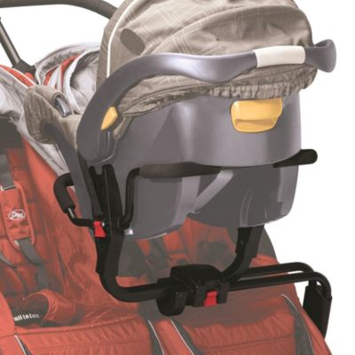 double jogging stroller with car seat adapter