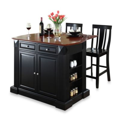 kitchen stools bar breakfast island leaf drop inch crosley bedbathandbeyond islands decal hair curly face woman alt beyond bath bed
