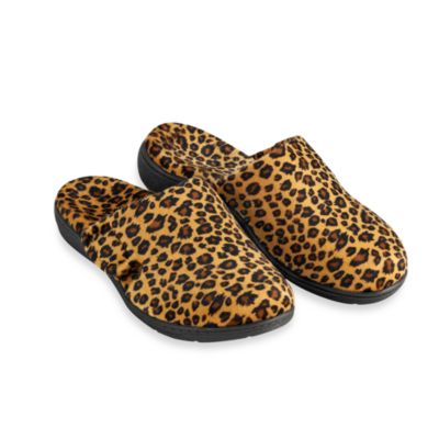 gemma leopard slippers