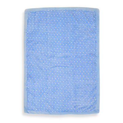 Just Born® Blue Star Print Fluffy Fleece Blanket