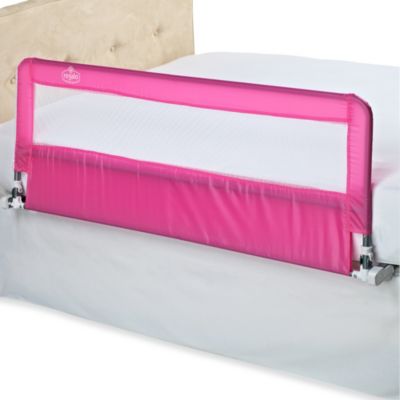 Babyproofing > RegaloÂ® Pink HideAway Extra Long Bedrail