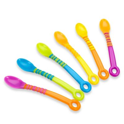 Sassy® First Solids 6-Pack Soft Tip Spoons - Buybuy BABY