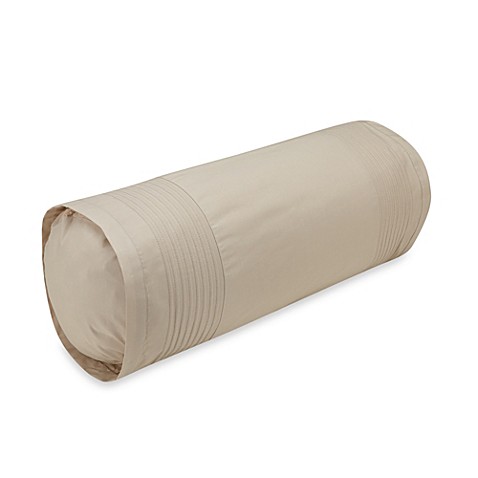 Buy Barbara Barry Simplicity Stitch Neck Roll Pillow in Silver Birch from Bed Bath & Beyond