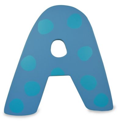 Bright-Colored Wooden Letter "A" - Bed Bath & Beyond