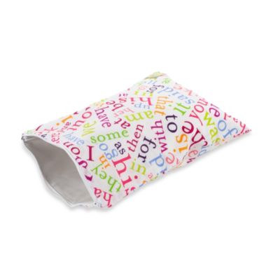 Itzy Ritzy™ Travel Happens Medium Sealed Wet Bag - Sight Word Soup