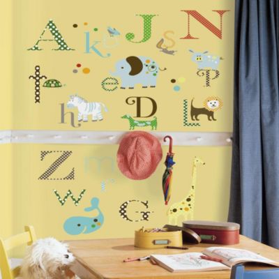 034878616032 UPC - Roommates Rmk1440scs Animal Alphabet Peel & Stick ...
