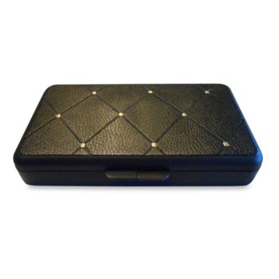 K Quinn Designs Black Diamonds Wipe Clutch