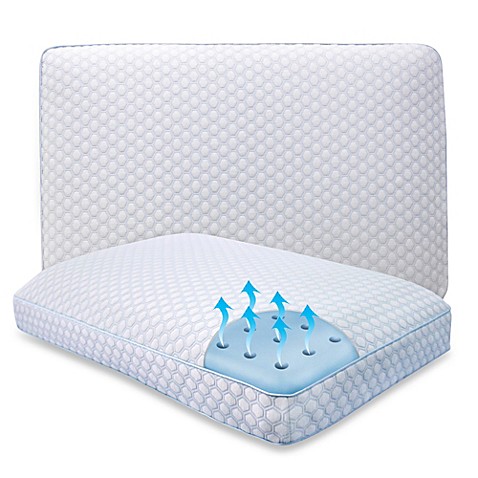 gusseted therapedic supreme foam comfort pillow memory queen