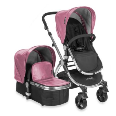 pink deluxe stroller system