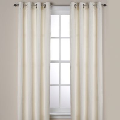 ... Inch Grommet Window Curtain Panel in Chocolate from Bed Bath & Beyond