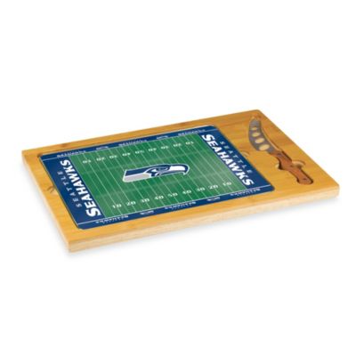 Picnic bed beyond knife Wood Set Board Cutting Time® bath NFL Seahawks Seattle Icon cheese