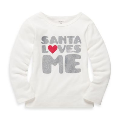 carters santa shirt