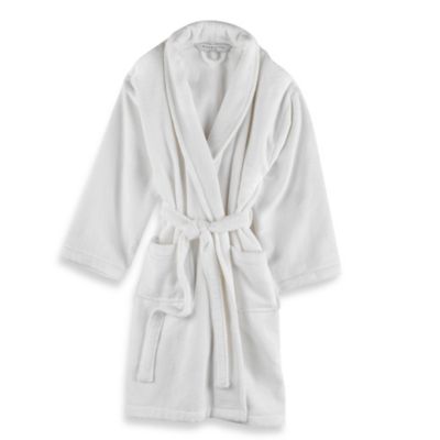 WamsuttaÂ® Unisex Terry Robe in White