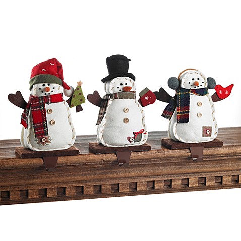 Snowmen Stocking Holders 39