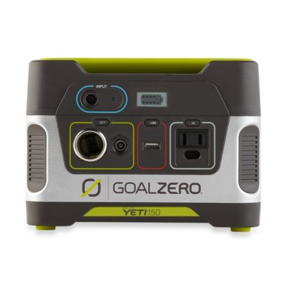 Goal Zero Yeti 150 Solar Generator - BedBathandBeyond.com