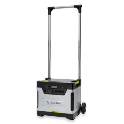 goal zero yeti 1250 solar generator with roll cart the goal zero yeti ...