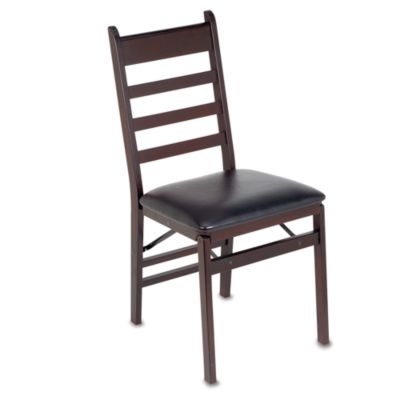 CoscoÂ® Wood Folding Chair with Padded Seat
