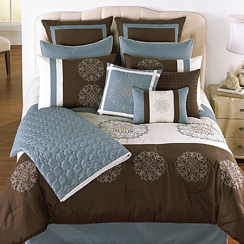 Buy Blue and Brown Comforters from Bed Bath & Beyond