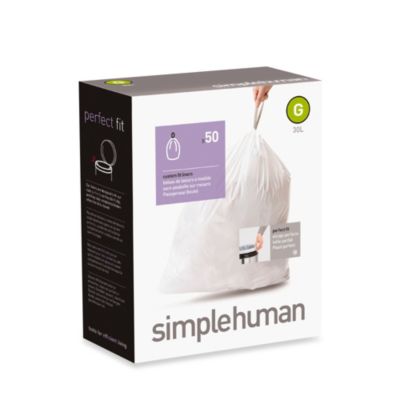 bed bath and beyond simplehuman trash bags