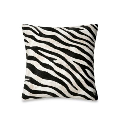 Buy MYOP 20-Inch Square Toss Pillow Cover in Zebra from Bed Bath & Beyond