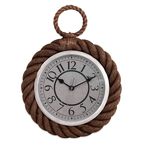 Buy Nautical Rope Wall Clock from Bed Bath & Beyond