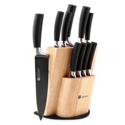 skandia knife block onyx piece hampton forge bedbathandbeyond