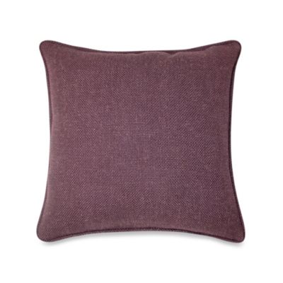 Buy Contemporary Loft Square Throw Pillow in Eggplant from Bed Bath & Beyond