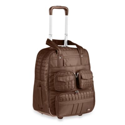 lug puddle jumper wheelie bag overnight brown carry gym