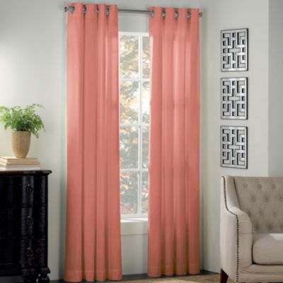 Coral And Cream Curtains Coral and Cream Curtains