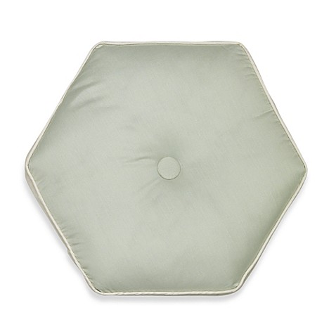 Buy Nostalgia Home Lexington Hexagon Round Throw Pillow in Green from Bed Bath & Beyond