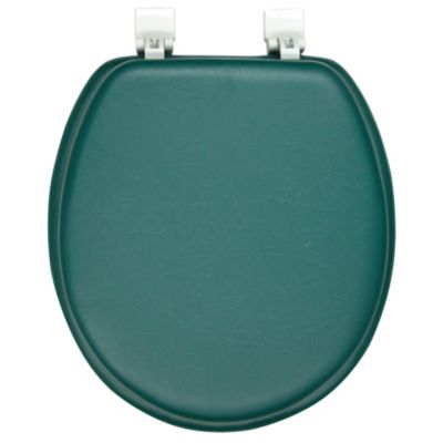 Buy Ginsey Soft Padded Round Toilet Seat in Green from Bed Bath & Beyond