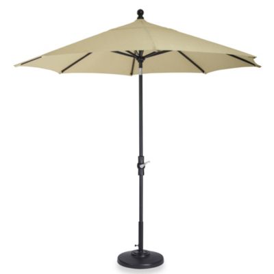 Brown Jordan 9-Foot Octagon Patio Umbrella with Graphite Colored Pole