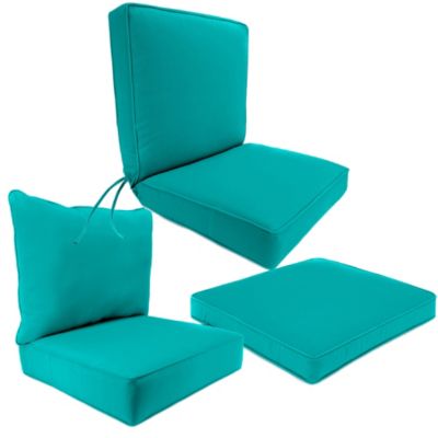 Outdoor Seat Cushion Collection in Sunbrella® Canvas Aruba - Bed Bath